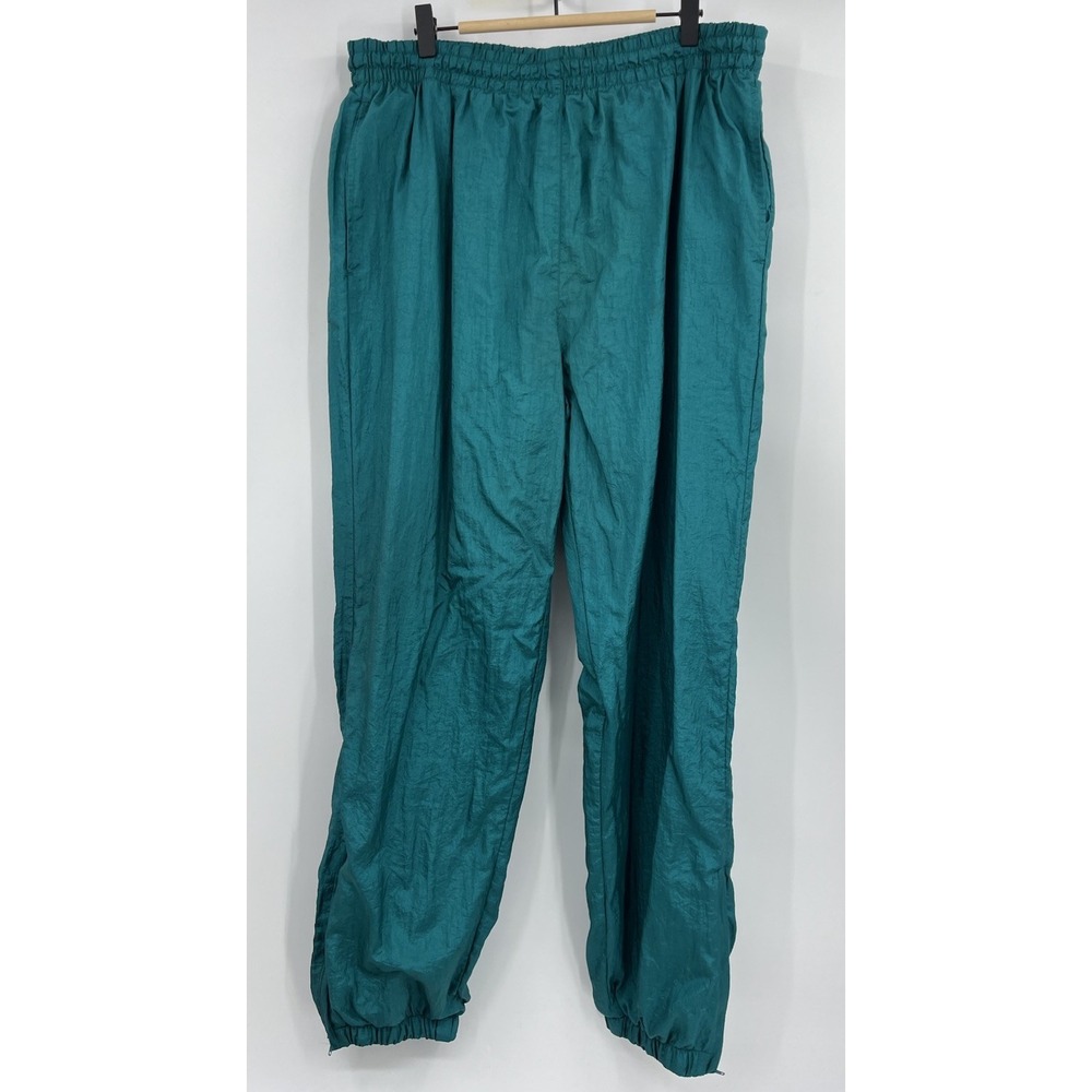 Vintage MacGregor Windbreaker Joggers Pants Size XL Zip Ankles Pockets Swish